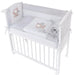 Beistellbett 3D mit Vollausstattung Elefanten bestickt - babyhafen.de 