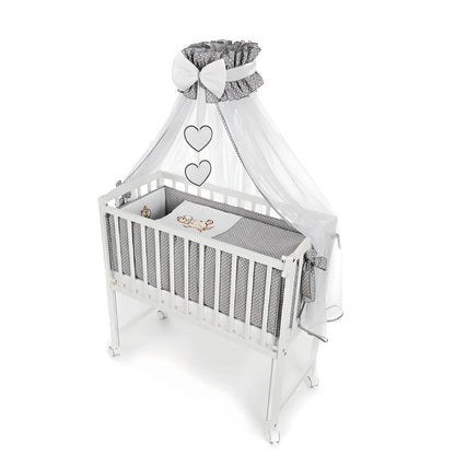 8-teilig Babybett Beistellbett 90x40 Giraffe - babyhafen.de 