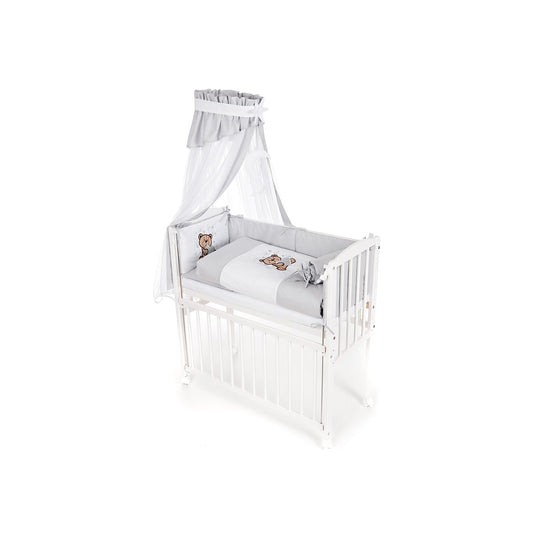 Extra bed, white box spring including textile equipment Teddy 