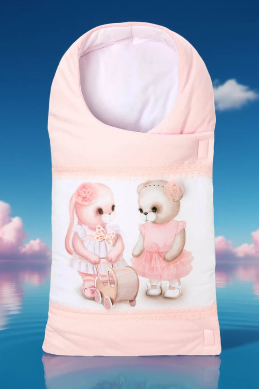 Bio Kuschelnest, Einschlagdecke, Steckkissen, BIANCA - babyhafen.de 