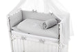 Beistellbett Matratze Rollen Komplett BABY HERZEN Schleifen - babyhafen.de 