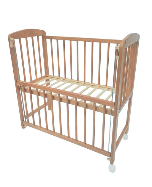 Beistellbett Baby Natur mit Matratze höhenverstellbar Babybett - babyhafen.de 