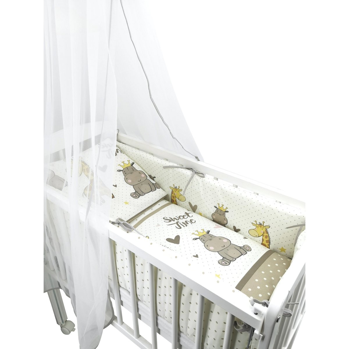 Komplettset inklusive Himmelstange und Baldachin für eine gemütliche Atmosphäre