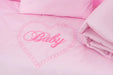 Beistellbett Matratze, Rollen, HERZEN rosa Deko-Schleifen - babyhafen.de 