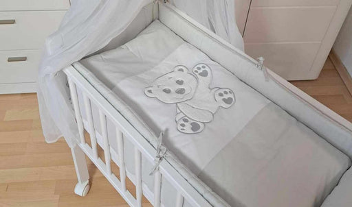 Beistellbett, weiß Boxspring inkl. Ausstattung Eisbär - babyhafen.de 