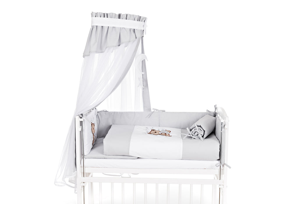 Beistellbett, weiß Boxspring inkl. textiler Ausstattung Teddy - babyhafen.de 