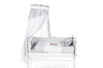Beistellbett, weiß Boxspring inkl. textiler Ausstattung Teddy - babyhafen.de 