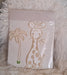 Besticktes Baby Bettwäsche-Set 120×90 Giraffe - babyhafen.de 