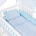 Royal Blau Komplettbett 2in1 Hausbett mit Schutzgitter - babyhafen.de 