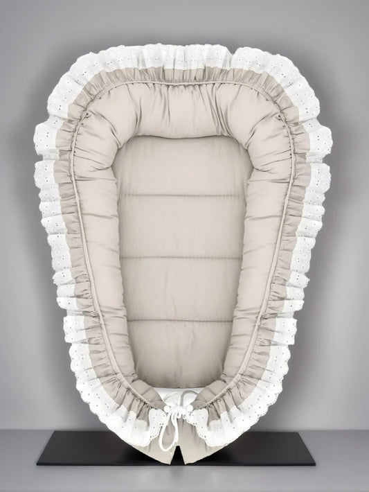 Royal Kuschelnest Babynest Babykokon Spitze - babyhafen.de 