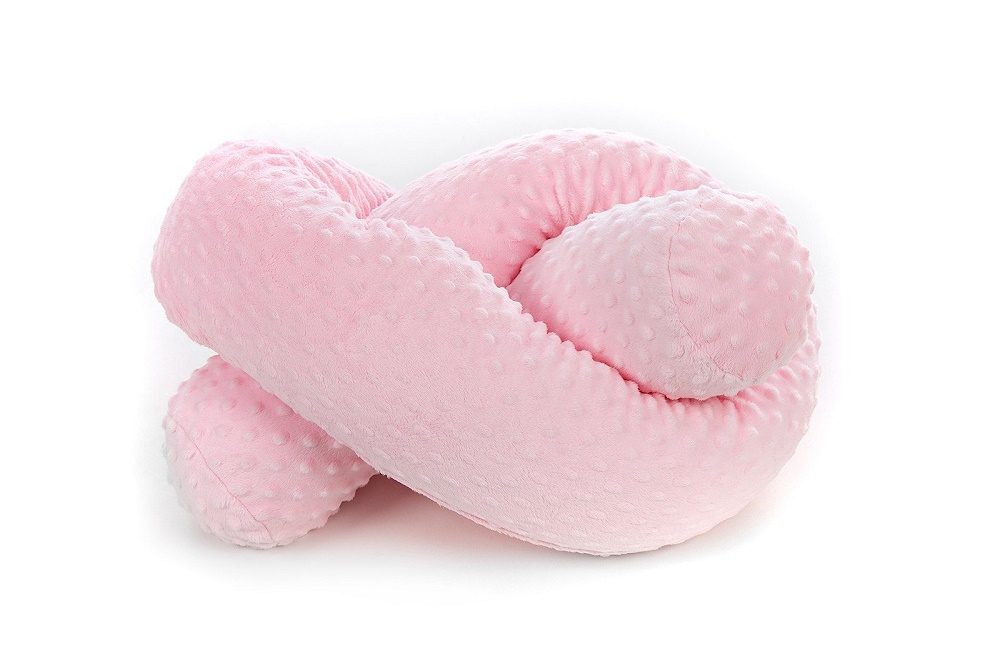 Hausbett Kinderbett 120x60 Matratze Minky Bettset Sterne Rosa - babyhafen.de 
