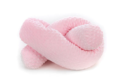 Hausbett Kinderbett 120x60 Matratze Minky Bettset Sterne Rosa - babyhafen.de 