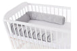 Bettschlange 180 cm Nestchen grau Baby Bettrolle Babynest Minky - babyhafen.de 