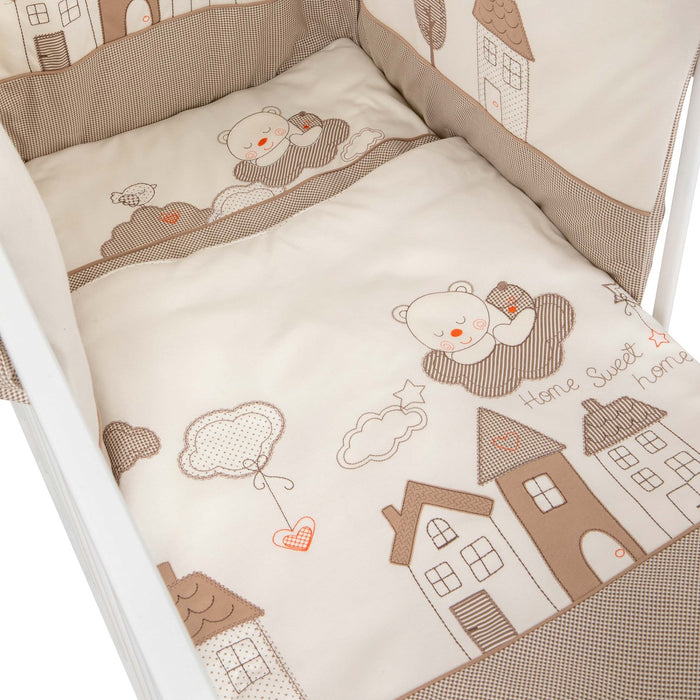 Kinderbett 60x120 komplett Bio MUFFI, beige - babyhafen.de 