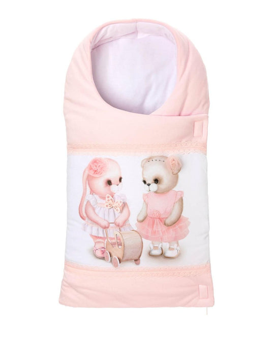 Bio Kuschelnest, Einschlagdecke, Steckkissen, BIANCA