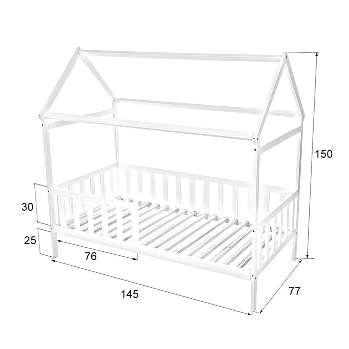 Kinderbett Juniorbett Hausbett Gitterbett 70x140