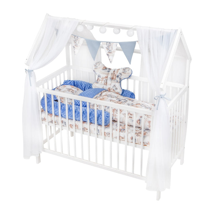 2in1 Hausbett 60×120 mit Schutzgitter Traveling Dragon - babyhafen.de 