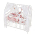 BETTY Hausbett Kinderbett 120x60 Matratze Minky Bettset - babyhafen.de 