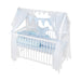 Royal Blau Komplettbett 2in1 Hausbett mit Schutzgitter - babyhafen.de 