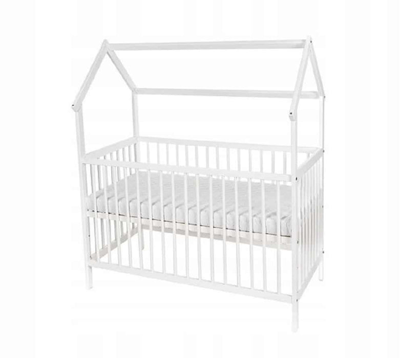 Hausbett Kinderbett 120x60 Matratze Minky Bettset Sterne - babyhafen.de 