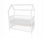 Hausbett Kinderbett 120x60 Matratze Minky Bettset Sterne - babyhafen.de 