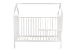 Hausbett 120x60 Rausfallschutz Umbaubar inkl. Ausstattung BABY - babyhafen.de 