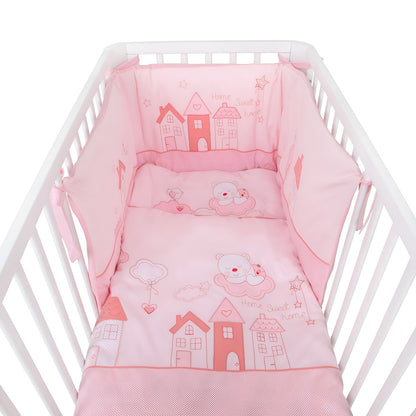 Kinderbett 60x120 Umbaubar, Bio Home-Sweet Rosa - babyhafen.de 