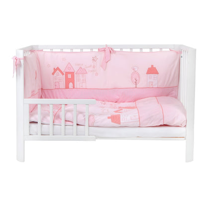 Kinderbett 60x120 Umbaubar, Bio Home-Sweet Rosa - babyhafen.de 