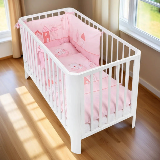 Kinderbett 60x120 Umbaubar, Bio Home-Sweet Rosa - babyhafen.de 