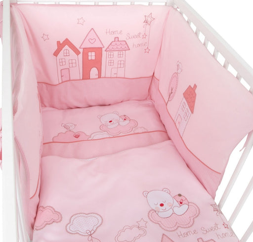 Kinderbett 60x120 komplett Bio MUFFI, rosa - babyhafen.de 