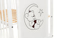 Babybett Teddybär weiß 60 × 120 mit Matratze - babyhafen.de 