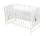 Babybett Teddybär weiß 60 × 120 mit Matratze - babyhafen.de 