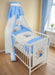 Babybett Komplettbett 60×120cm Schmetterlinge Blau - babyhafen.de 