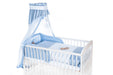 Komplettbett Babybett Teddy & Mond in Blau - babyhafen.de 