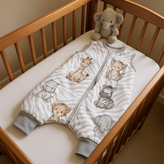 Schlafsack mit Beinen, Kinder Schlafoverall Safari 2.5 TOG - babyhafen.de 