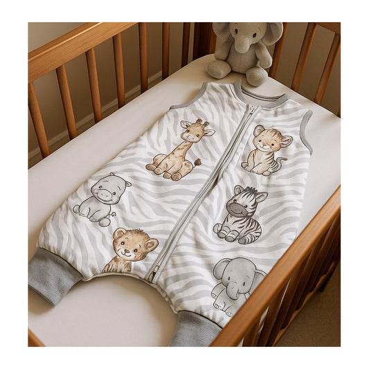 Schlafsack mit Beinen, Kinder Schlafoverall Safari 2.5 TOG