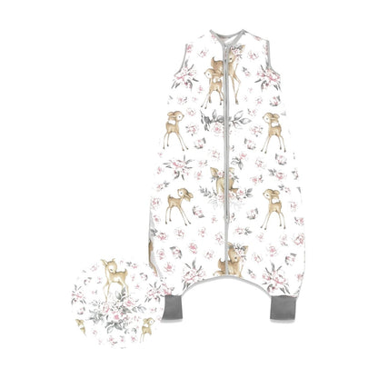 Kinderschlafsack mit Füßen Beinen Rehe 2.5 TOG - babyhafen.de 