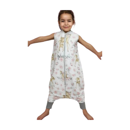 Kinderschlafsack mit Füßen Beinen Rehe 2.5 TOG - babyhafen.de 
