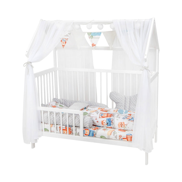 Komplett Kinderbettwäsche für Hausbett 60x120 ANIMALS - babyhafen.de 