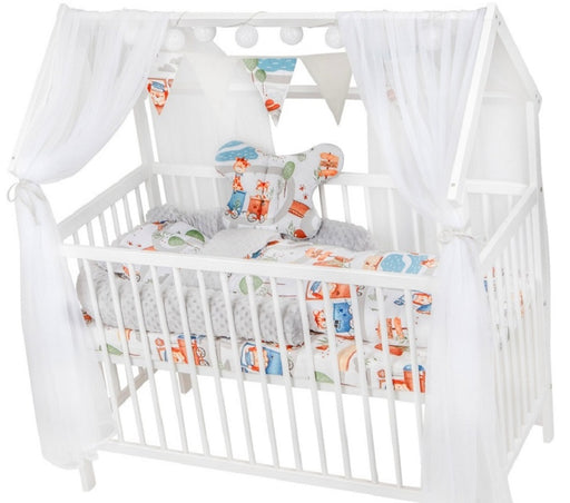 Komplett Kinderbettwäsche für Hausbett 60x120 ANIMALS - babyhafen.de 