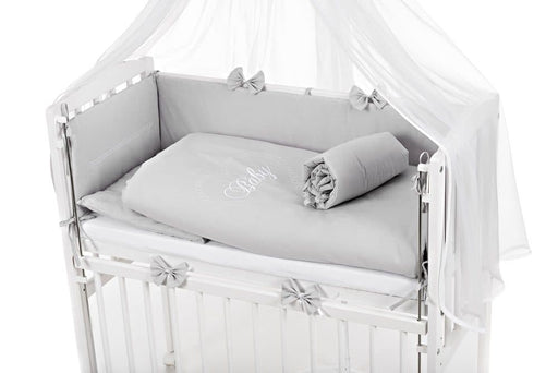 Baby Bettset mit Applikation HERZ für Beistellbett - babyhafen.de 