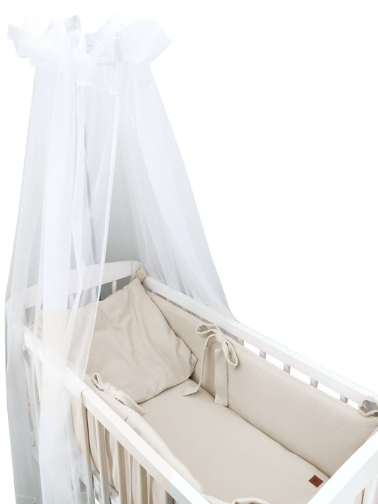 Wiegenset Premium Soft Sweater in Beige - babyhafen.de 