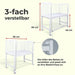 BABYHAFEN Stubenbett 3in1 Beistellbett mit Matratze - babyhafen.de 