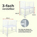 Beistellbett 3in1 Baby Edel ROYAL SET Grau Spitze - babyhafen.de 