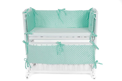 Babyhafen Baby Beistellbett mit Matratze Nestchen Grün - babyhafen.de 