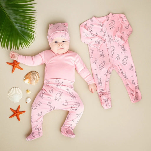 Baby Erstausstattung Neugeborenen Set für Mädchen Rosa - babyhafen.de 