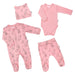 Baby Erstausstattung Neugeborenen Set für Mädchen Rosa - babyhafen.de 