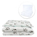 Baby Bettwäsche Set 4-tlg. – Panda-Motiv – Baumwolle mit Füllung - babyhafen.de 