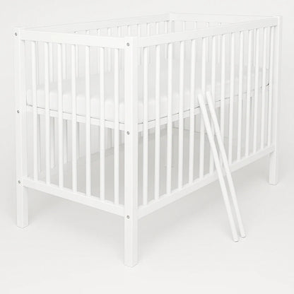 Babybett Pino – 60x120 cm mit Matratze aus Kiefernholz - babyhafen.de 