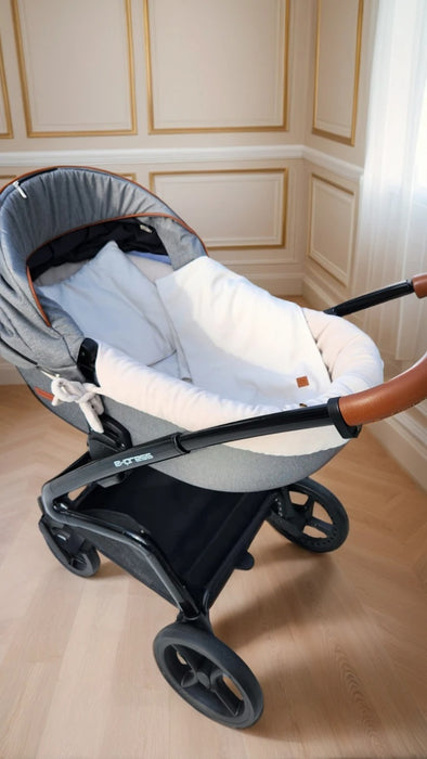 4-tlg. Umrandung für Kinderwagen-Bezug Sweater - babyhafen.de 